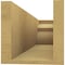 Ekena Millwork 6in. W x 6in. H x 24in. L Monterey Woodgrain TimberThane Rafter Tail, Primed Tan RFTUR06X06X24MONRCPR - alternate 6